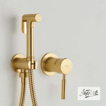 ΜΙΚΤΗΣ TECH 1 ΕΞΟΔΟΥ FLUSH-MIX TECH LA TORRE BRUSHED GOLD