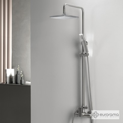 ΜΠΑΤ.ΝΤΟΥΖ+ΕΠΕΚΤ.ΚΟΛΩΝΑ+ΚΕΦΑΛΗ QUADRA INOX