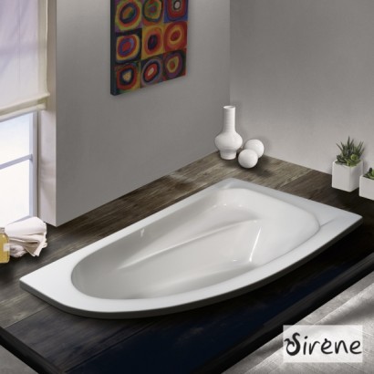 Μπανιέρα Ακρυλική MARINA 160x90 Left, Sirene White