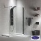 IWIS WALK-IN 97-99 εκ. DEVON CLEAN-GLASS BLACK MATT