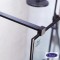 IWIS PANEL 97-99 εκ. DEVON CLEAR-GLASS 8mm DECOR BLACK MATT IWIS PANEL 97-99 εκ. DEVON CLEAR-GLASS 8mm DECOR BLACK MATT