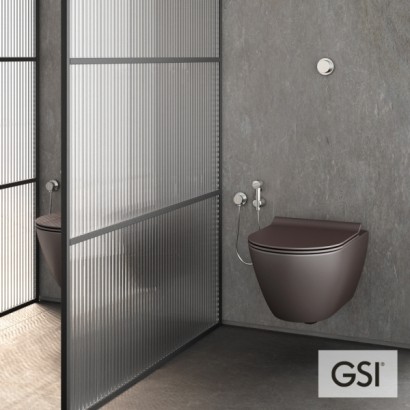 PURA/50 Swirlflush® Bistro με κάλυμμα Super Slim Soft Close, GSI