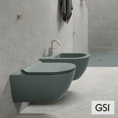 PURA/50 Swirlflush® Agave με κάλυμμα Super Slim Soft Close, GSI
