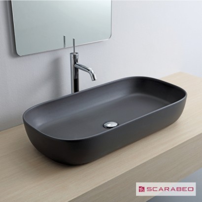 ΝΙΠΤΗΡΑΣ GLAM 76x39 SCARABEO ARDESIA (BLACK MATT)