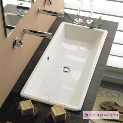 ΝΙΠΤΗΡΑΣ GAIA80 87,5x39,5 SCARABEO WHITE