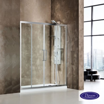 SLIDER PRIMUS-PLUS 157-161 H.195 DEVON CLEAN-GLASS